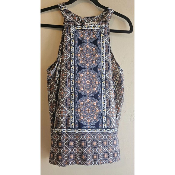 Monteau Tops - Monteau Los Angeles Women's Boho Hippie Floral Blouse halter size L